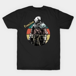 Cool Retro Knight: Freedom T-Shirt